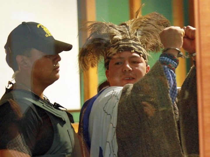 Machi Celestino Córdova, prisionero político Mapuche